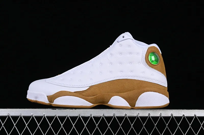 All categories Air Jordan Jordan series basketball shoes Air Jordan 13 pure original Air Jordan 13 Retro "Wheat" AJ13 Joe 13 wheat brown real carbon real cat eye 414571-171